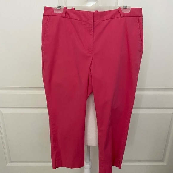 EUC Talbots Pink Pants Size 8 Side Slit Hem/Pockets - Picture 1 of 6